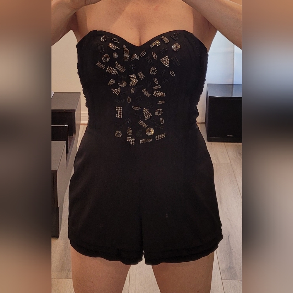 GUESS Strapless Romper